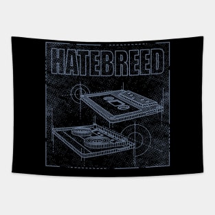 Hatebreed Technical Drawing Tapestry