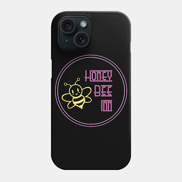 Honey Bee Inn Neon Sign Phone Case by robertcop