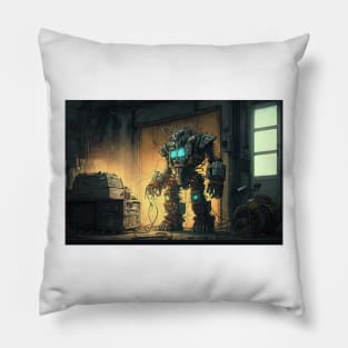 Drawings of robots Pillow