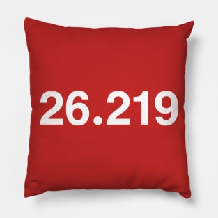 26.219 Marathon Pillow