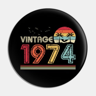 Vintage 1974 Limited Edition 47th Birthday Gift 47 Years Old Pin