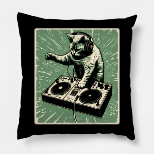 Dj Cat Pillow