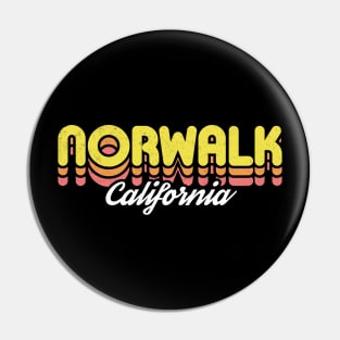 Retro Norwalk California Pin