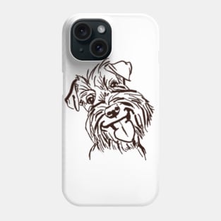 The Schnauzer Love of My Life Phone Case