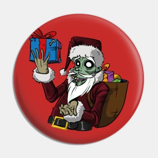 Creepy Santa Clauss Pin