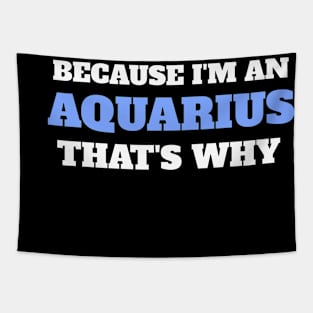 Because I'm An Aquarius That's Why Tapestry