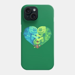 Chameleon Couple Phone Case