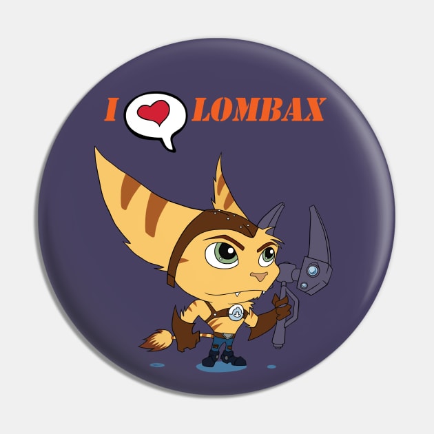 Lombax Pin by LadyCerbero