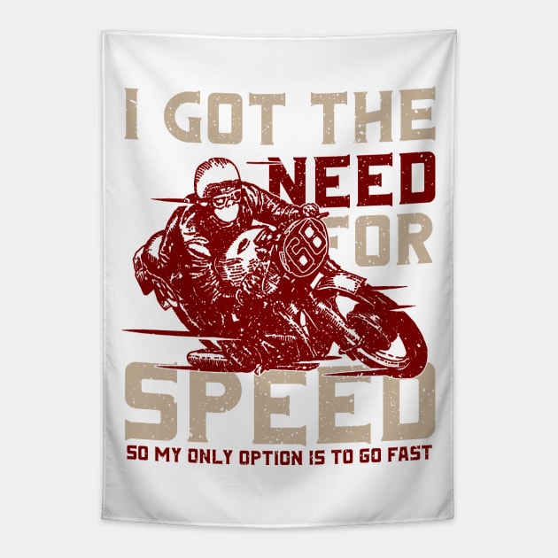 I Got The Need For Speed Tapestry by JakeRhodes