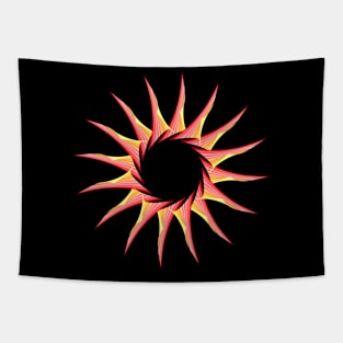 Red sun Tapestry