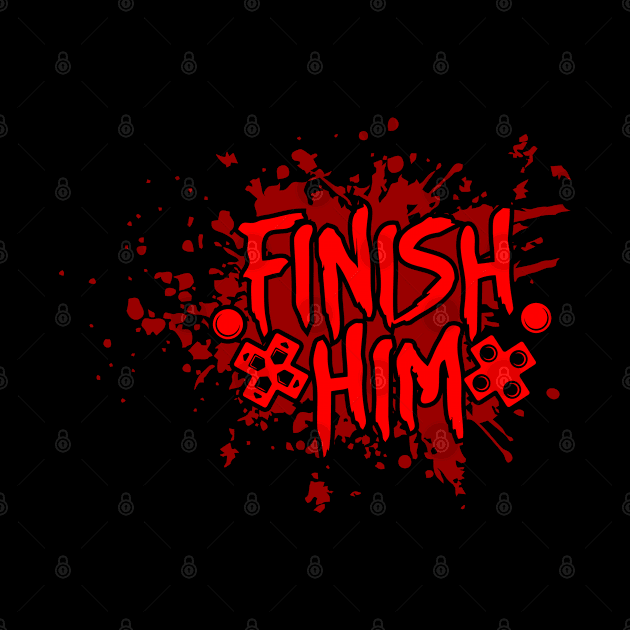 Finish Him - Gaming Controller Buttons by busines_night