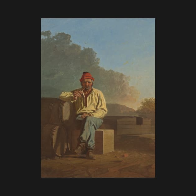 Mississippi Boatman by George Caleb Bingham by Classic Art Stall