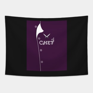 chef aprons funny design by ironpalette Tapestry