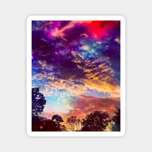 Colorful sky Magnet