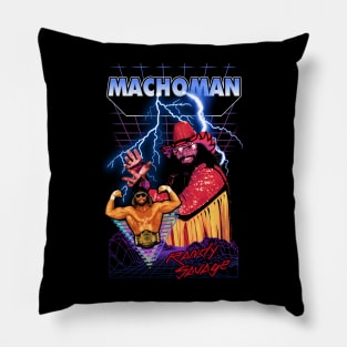 Macho Man - Bootleg Vintage 90's Pillow