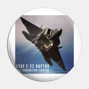 F-22 Raptor Doors Open Pin