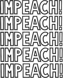 IMPEACH! (Monochrome) Magnet