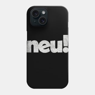 Krautrock / Original Faded Style Typography Design Phone Case