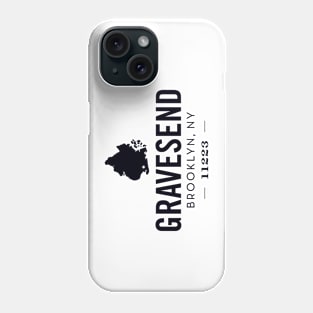 Gravesend (black) Phone Case