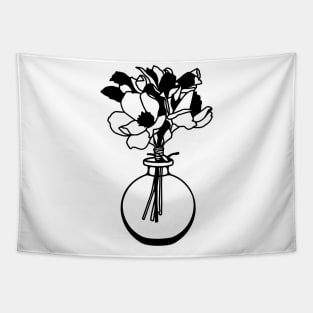 Minimalist flower pot Tapestry