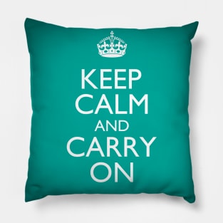 Keep Calm and Carry On Pillow