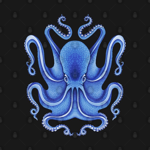 Blue Octopus by Katie Thomas Creative