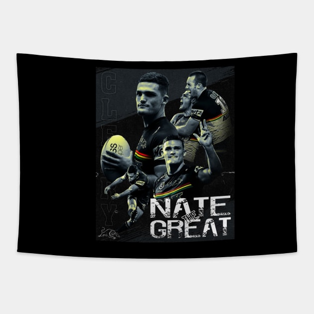 Penrith Panthers - Nathan Cleary - NATE THE GREAT Tapestry by OG Ballers