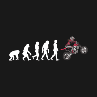 Evolution of a motocross girl T-Shirt