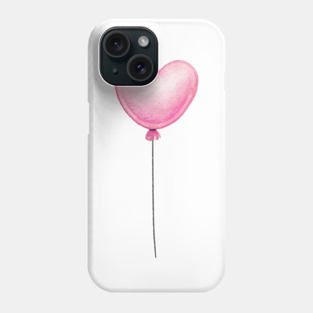 Heart Balloon Phone Case by CeeGunn