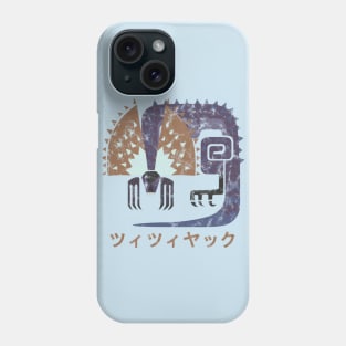 Monster Hunter World Tzitzi-Ya-Ku Kanji Icon Phone Case