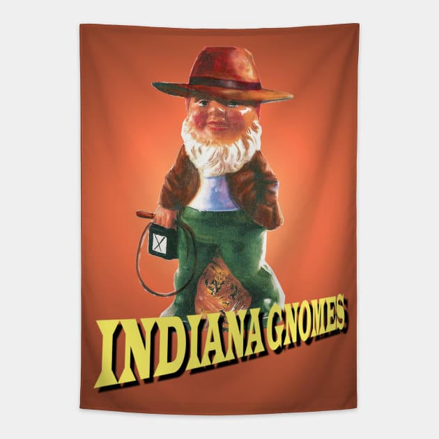 Indiana Gnomes Tapestry by WonderWebb