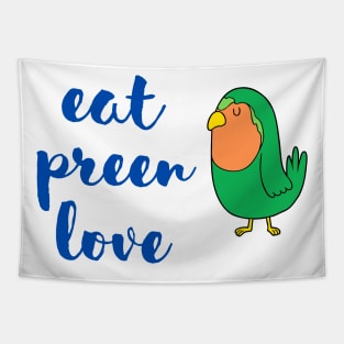 Funny parrot quote Tapestry