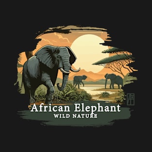 African Elephant - WILD NATURE - ELEPHANT -11 T-Shirt