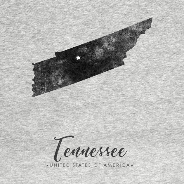 Discover Tennessee state map - Tennessee - T-Shirt