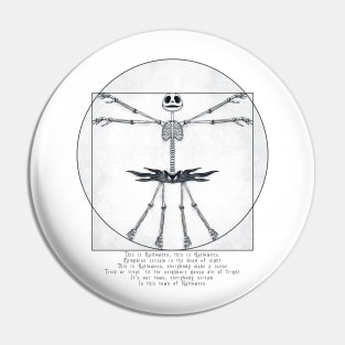 Vitruvian Jack Pin