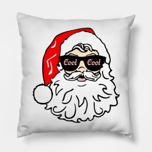 Funny Cool Santa Christmas Party in July Holiday Gifts Pillow