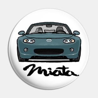 MX5 Miata NC1 Icy Blue Pin