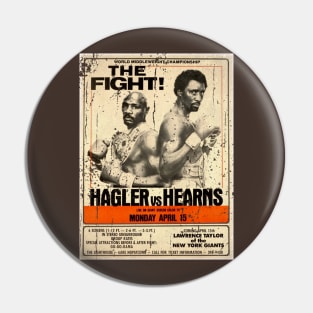 Marvin Hagler vs Hearns Pin