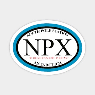 South Pole Station Call Sign Magnet