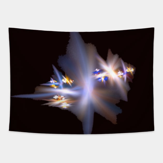 Light Speed Fractal Tapestry by garrettsgardens