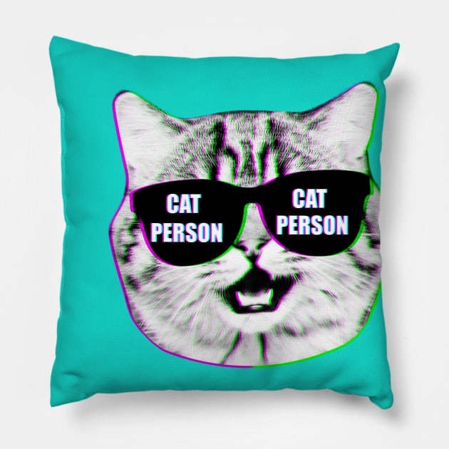 Cool, steep cat Pillow by MariaBg