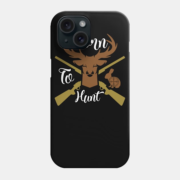 born to hunt Phone Case by labatchino