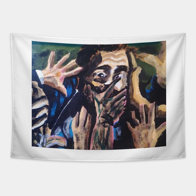 Doctor Sleep "Starvation" portrait (original) Tapestry by StagArtStudios