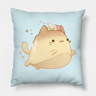 Kawaii cat pudding - Cute food Pillow