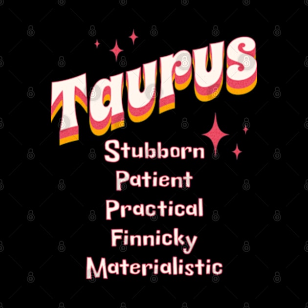 Taurus Zodiac Snarky Sarcastic Traits Birthday by Lavender Celeste