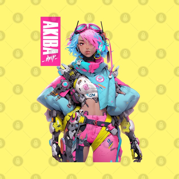 AKIBA DRIP - Bio Cybernetic Anime Waifu ワイフ 006 Navigator Girl | FUTURISTIC CYBER GIRL by Akiba Drip