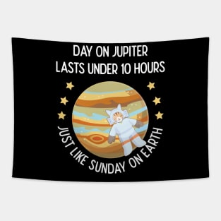 Day On Jupiter Lasts 10 Hours Just Like Sunday On Earth Tapestry