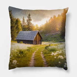 wooden cabin in the mounts Pillow