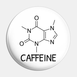 Caffeine Chemical Structure Pin