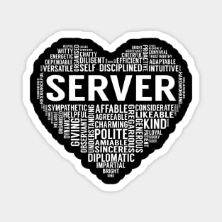 Server Heart Magnet